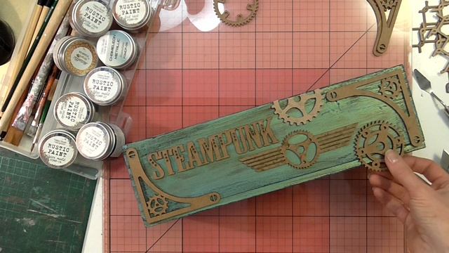 Создаём шкатулку в стиле "Стимпанк" своими руками. смотреть онлайн