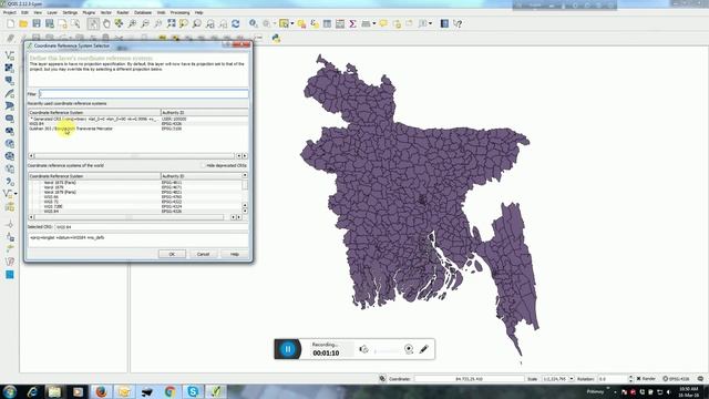 QGIS: How to import GPS coordinate points to a map? смотреть онлайн