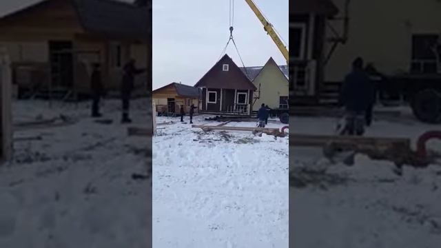 Как перевести дом целиком не разбирая. 1й ч. смотреть онлайн