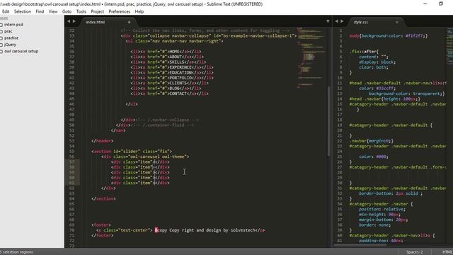 owl slider setup смотреть онлайн