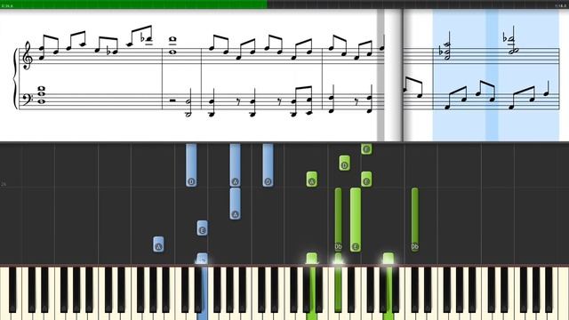 Gravity Falls - Opening Theme/Weirdmageddon Piano Tutorial смотреть онлайн