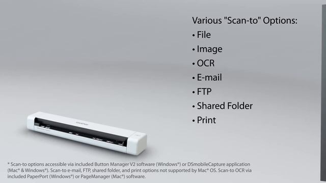 Brother DS-720D Portable Document Scanner Duplex at HuntOffice.ie смотреть онлайн