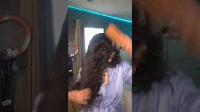 1940s brush out ✨ #vintage #hairstyle #brushout #1950sstyle #makeup смотреть онлайн