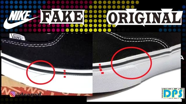 Vans Authentic Black White Original & Fake смотреть онлайн