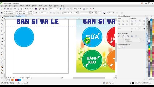 [Tự học CorelDraw X7] - Bài 17. Thiết kế poster đơn giản смотреть онлайн