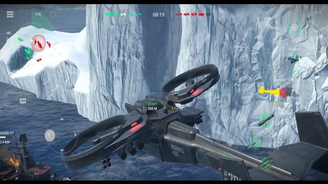 Scorpion Helicopter In Modern Warships VS Scorpion Helicopter In Gunship Battle смотреть онлайн