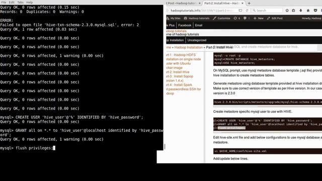 5. Install Hive - Create mysql Hive metastore database смотреть онлайн