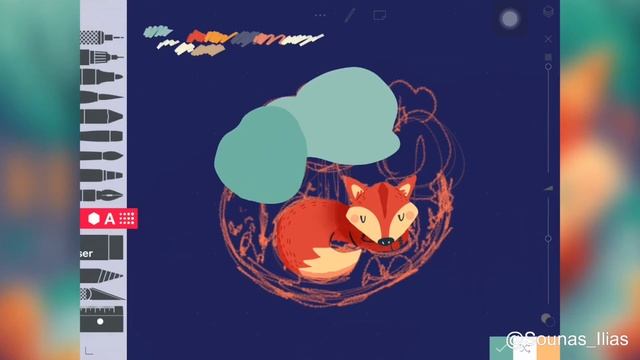 :::Drawing on ipad with Tayasui Sketches #50::: смотреть онлайн