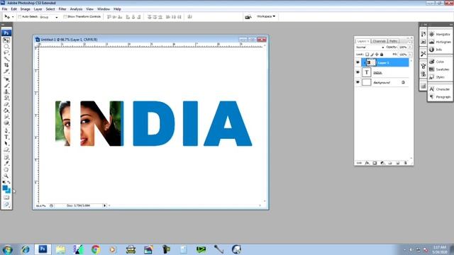 Photoshop Malayalam Part 21 | ഫോട്ടോഷോപ്പ് മലയാളം | Image apply in Fonts | Masking Effect смотреть онлайн