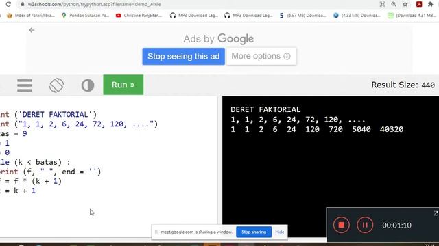 SUPER KILAT !!! Cekidot Guys!!! Python Syntax To Generate Factorial Number Series - Well DONE смотреть онлайн