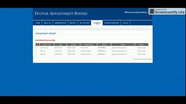 Doctor Appointment System | PHP and MySQL Project Source Code | PHP MySQL CRUD Project смотреть онлайн