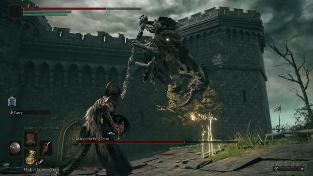 Elden Ring - Margit The Fell Omen Boss Fight 4K 60FPS