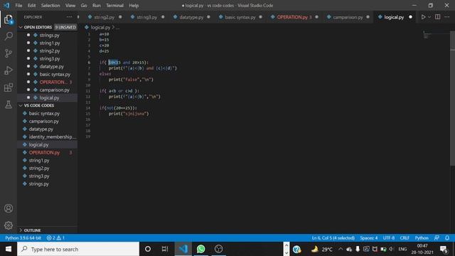 INPUT OUTPUT & OPERATIONS IN PYTHON смотреть онлайн