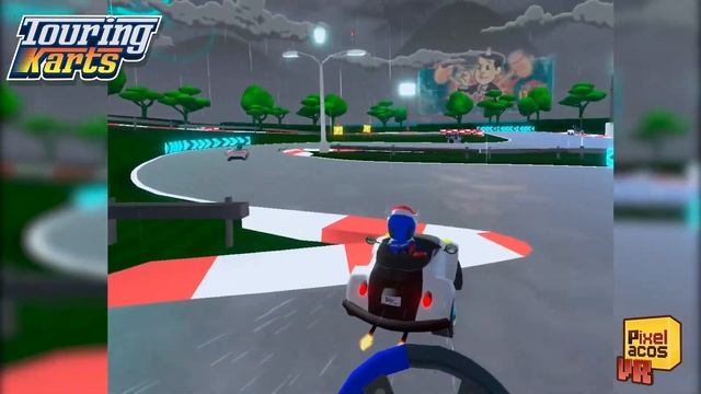 Touring Karts Pro - (Oculus Quest) - No Commentary Gameplay (High Quality 60 Fps)