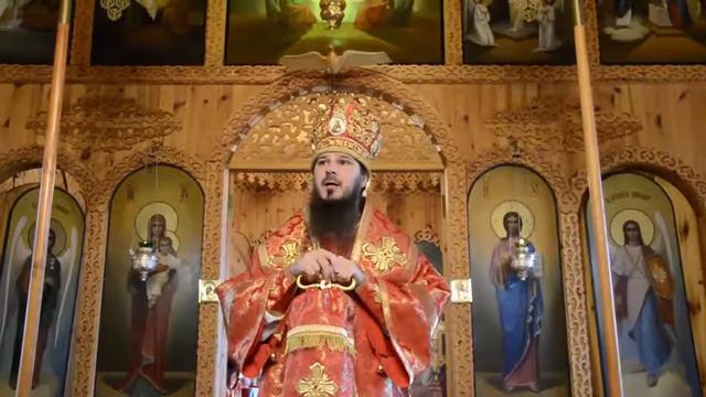 Божественная литургия в Казанском храме с. Сосновка Кузнецкого района. смотреть онлайн