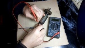 Проверка якоря болгарки на КЗ (Checking the Bulgarian anchor on the short circuit)