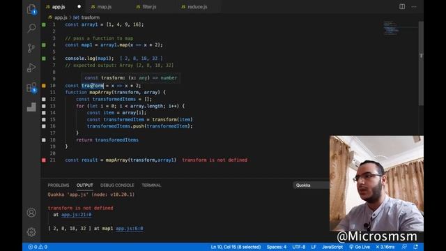 Implementing JS map, filter from scratch (Arabic) (HD) смотреть онлайн