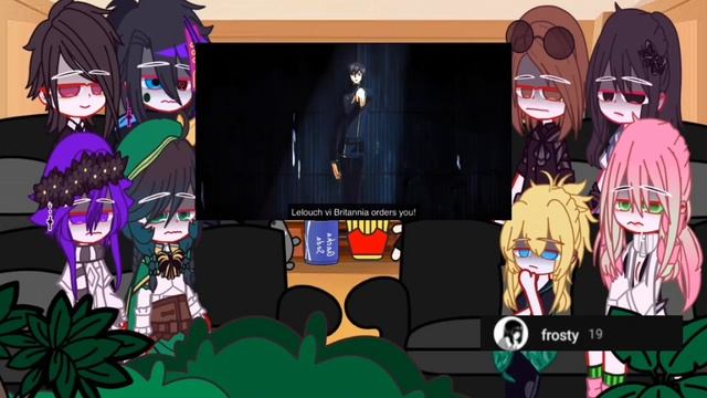 Anime Characters react to Lelouch ||Part 5||Code Geass||Ship Suzalulu|| смотреть онлайн
