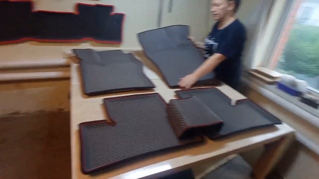 Эва коврики с 3д формами и бортами на Daewoo Nexia 2012 года из серых сот. смотреть онлайн