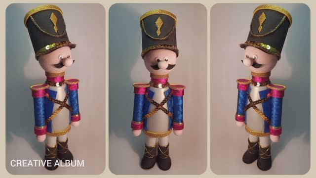 Поделка из фоамирана "Солдат". смотреть онлайн