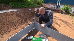 Высокие грядки из плоского шифера BF Tech