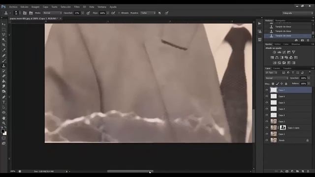 SPEED ART : Old photo restoration/Restauración foto antigua - Photoshop (PSD) смотреть онлайн