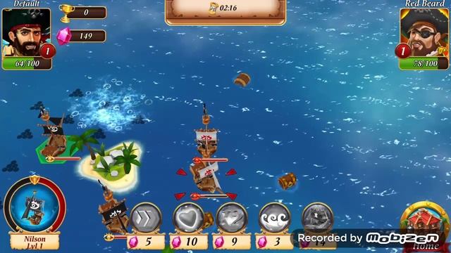 Pirate Battles: Corsairs Bay-GamePlay Android (720p) смотреть онлайн