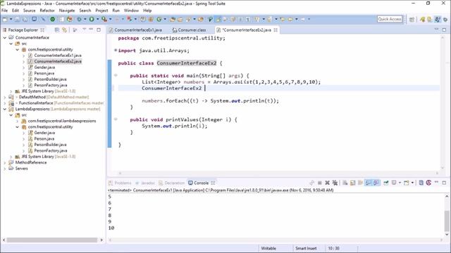 How To Use Consumer Interface In Java 8 Video смотреть онлайн