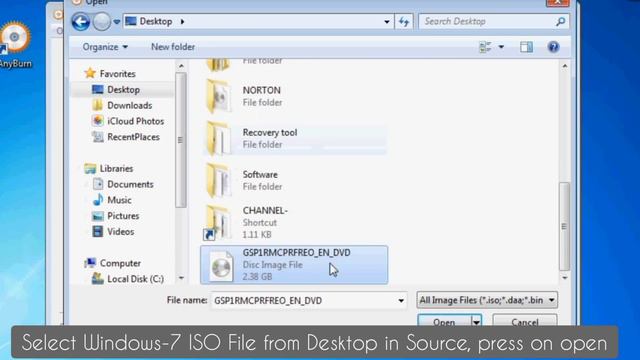 How to create an ISO File, Copy windows 7 from DVD смотреть онлайн