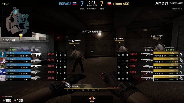 09.11.2020 Espada vs AGO - Counter PIT Season 8 - map2 - de_overpass [TheCraggy & Anishared] смотреть онлайн