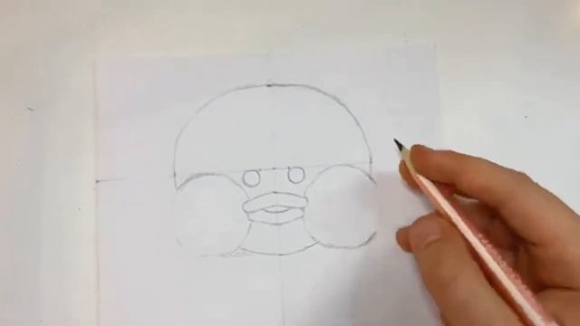 Как нарисовать бумажную Утю Лалафан|Пошаговый образец| смотреть онлайн