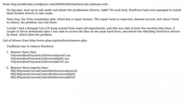 Windows 7 doesn't start after installing a game with StarForce protection (2 Solutions!!)