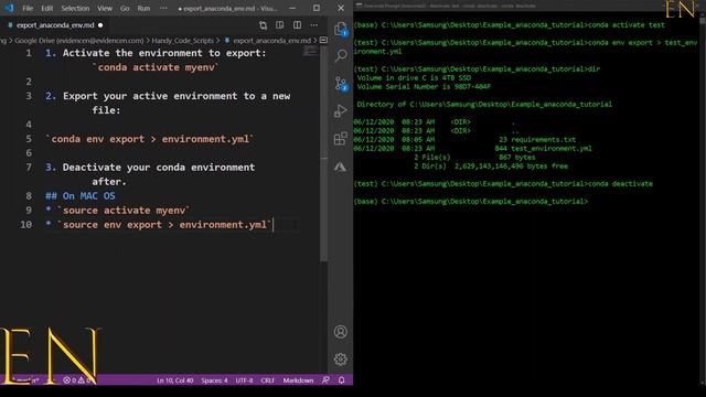 How to Export and Import Anaconda Environment смотреть онлайн
