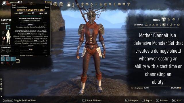 ESO Harrowstorm New Sets - Mother Ciannait Stats & Animation - Harrowstorm PTS смотреть онлайн