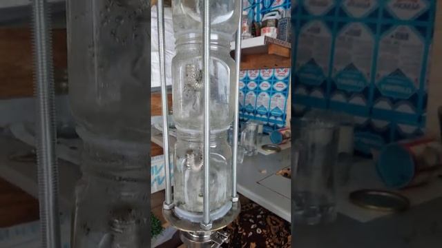 Барботажная колонна из банок V2.0 "работа на воде" смотреть онлайн