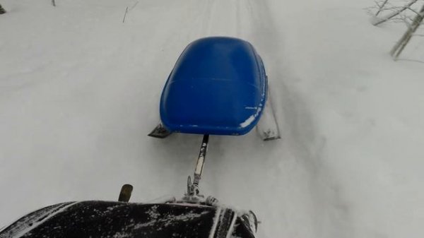 Санки Sportbox за снегоходом Arctic Cat 570 XT.