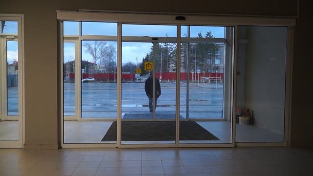 автоматические стеклянные двери Евро-Дом смотреть онлайн