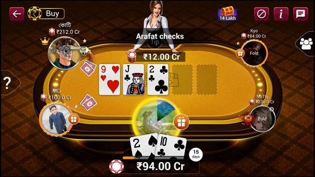 Poker 492 Cr Pot 🔥| 1000 Cr Table | TEEN PATTI GOLD | POKER смотреть онлайн