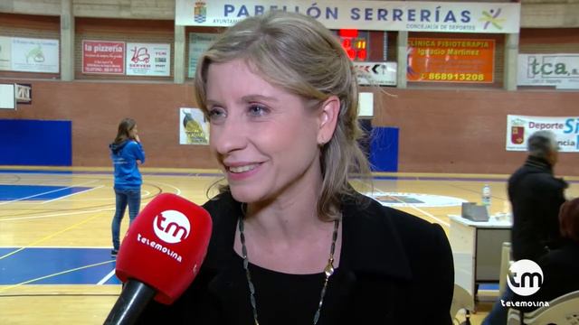 Esther Clavero Visitó El Torneo De Navidad De Baloncesto De Molina De Segura.