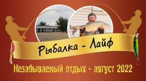 Рыбалка на Ахтубе. База РЫБАЛКА - ЛАЙФ. Август