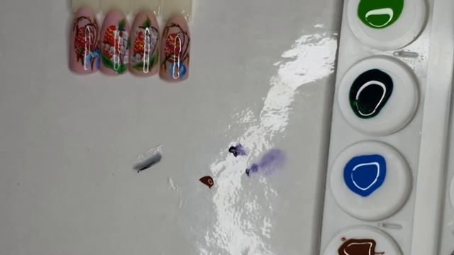 Пасхальные весенние дизайны 3.Ландыши и веточка берёзы. смотреть онлайн