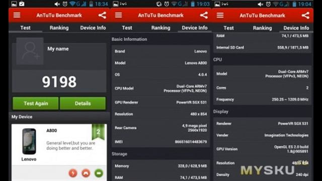 Подробный обзор Lenovo A800 | #Обзор смотреть онлайн