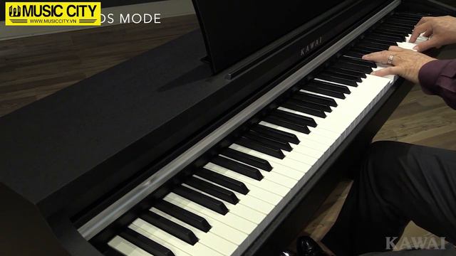 Demo Đàn Piano Kawai KDP70 - Music City смотреть онлайн