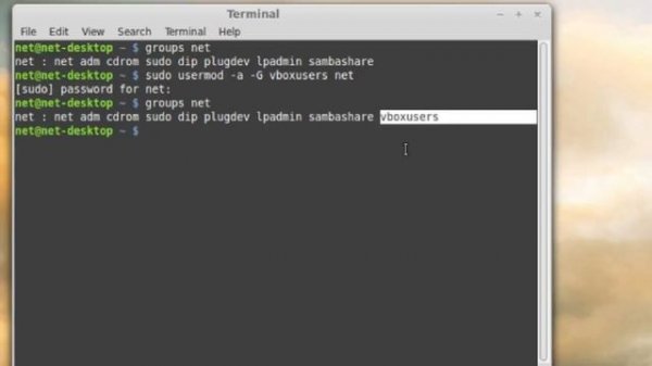 Add User to Vboxusers Group in Linux Mint to access USB devices - Franks Helpdesk