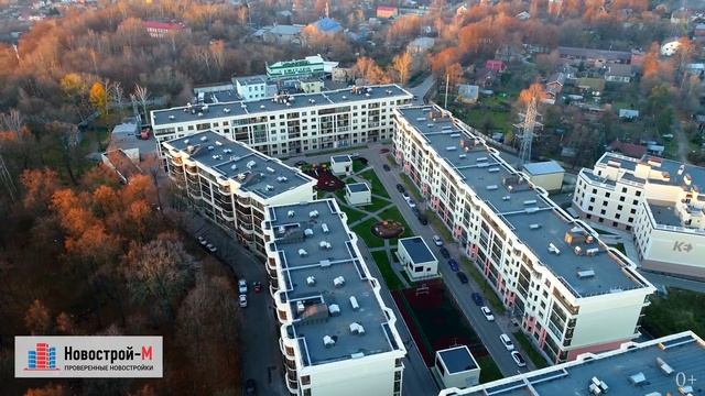 ЖК «Усадьба Новая Салтыковка» от застройщика «Хант-Холдинг» (аэросъемка: ноябрь 2017 г.) смотреть онлайн