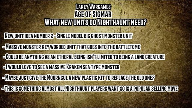 Warhammer Age Of Sigmar: What New Units does Nighthaunt Need? смотреть онлайн