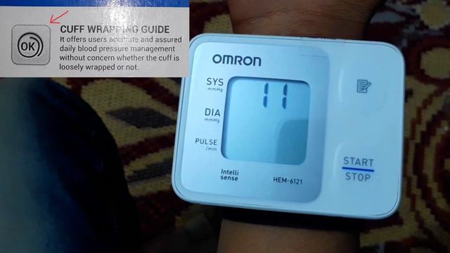 OMRON 6121 wrist BP monitor | BP चेक किया क्या ? | Good accuracy, compact design смотреть онлайн