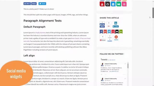 WP Socializer V3 - WordPress plugin - Features overview смотреть онлайн