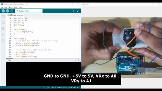 How to use HW 504 JOYSTICK with Arduino (EASY) смотреть онлайн