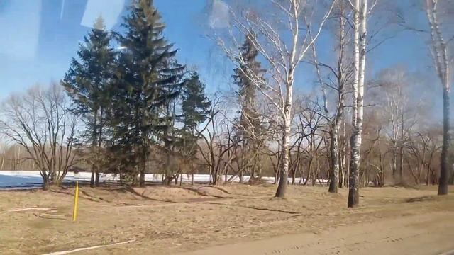 Поездка на автобусе МАЗ-256 от Смоленской площади до руба-2 смотреть онлайн